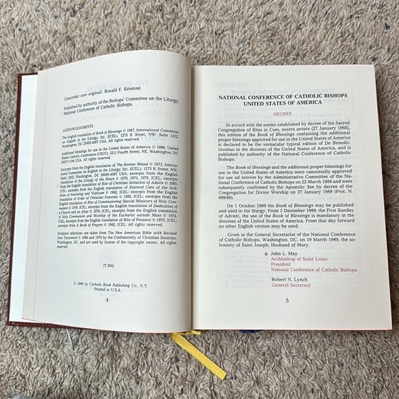 Book of Blessings - Brown Cloth Edition 1989 - Picture 3 of 9